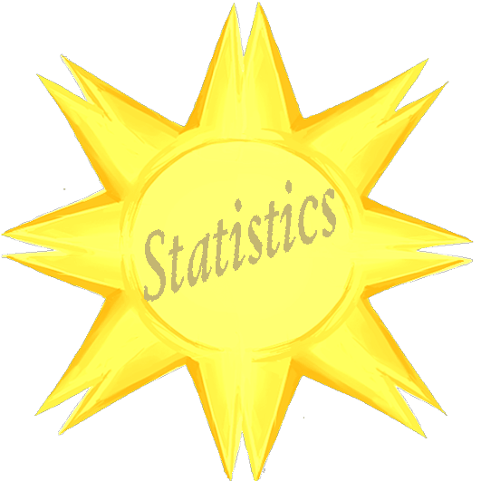 Sun icon with "Statistics" written.